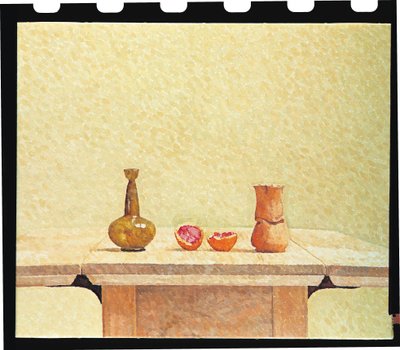 Naturaleza muerta con naranja sanguina de William Wilkins