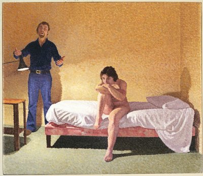 Dos figuras, el hombre cantando de William Wilkins