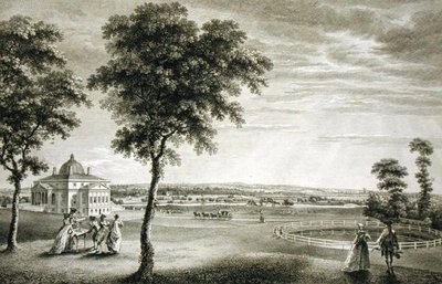 Foots-Cray Place en Kent, la residencia de Bourchier Cleeve Esq. (1715-60) de William Woollett