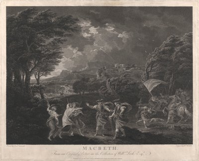 Macbeth y las brujas de William Woollett