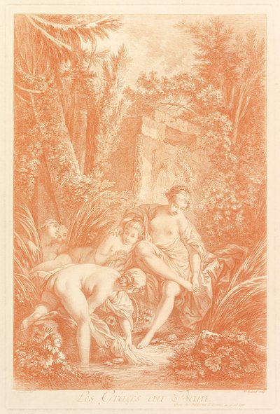 Las Gracias en el baño de William Wynne Ryland