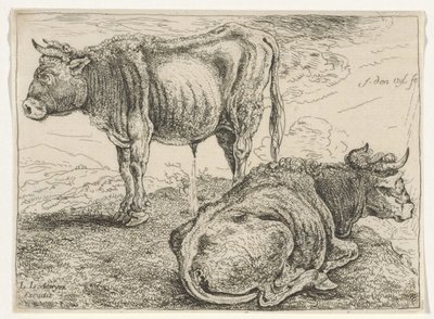 dos bueyes de William Young Ottley