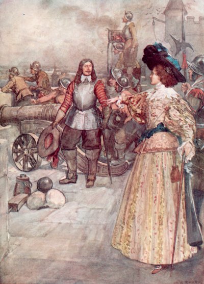 Mademoiselle De Montpensier disparando el cañón de William after Rainey