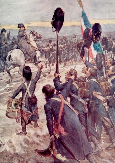 Napoleón en Austerlitz de William after Rainey