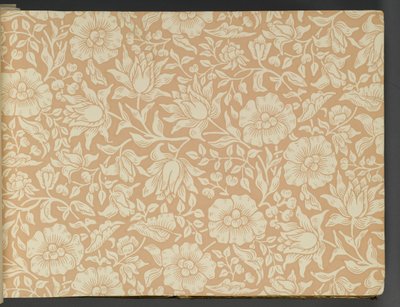 Libro de muestras de papel tapiz, antes de 1917 de William and Company Morris