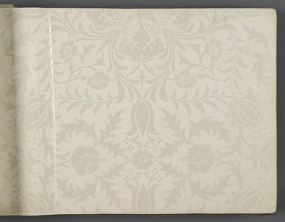 Libro de muestras de papel tapiz, antes de 1917 de William and Company Morris
