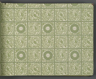 Libro de muestras de papel tapiz, antes de 1917 de William and Company Morris