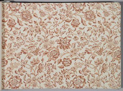 Libro de muestras de papel tapiz, antes de 1917 de William and Company Morris