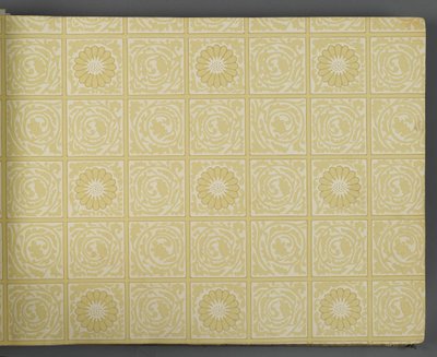 Libro de muestras de papel tapiz, antes de 1917 de William and Company Morris