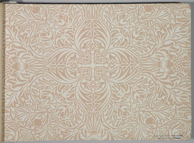 Libro de muestras de papel tapiz, antes de 1917 de William and Company Morris