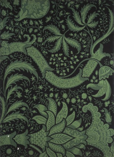 Libro de muestras de papel tapiz, antes de 1917 de William and Company Morris