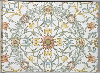 Libro de muestras de papel tapiz, antes de 1917 de William and Company Morris