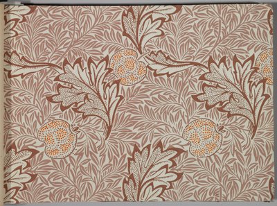 Libro de muestras de papel tapiz, antes de 1917 de William and Company Morris