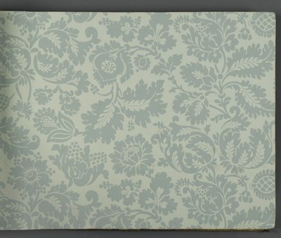 Libro de muestras de papel tapiz, antes de 1917 de William and Company Morris
