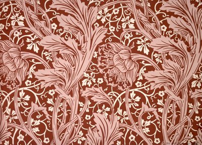 Libro de muestras de papel tapiz, antes de 1917 de William and Company Morris