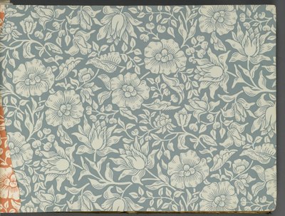 Libro de muestras de papel tapiz, antes de 1917 de William and Company Morris