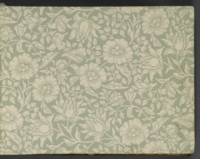 Libro de muestras de papel tapiz, antes de 1917 de William and Company Morris