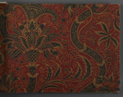 Libro de muestras de papel tapiz, antes de 1917 de William and Company Morris
