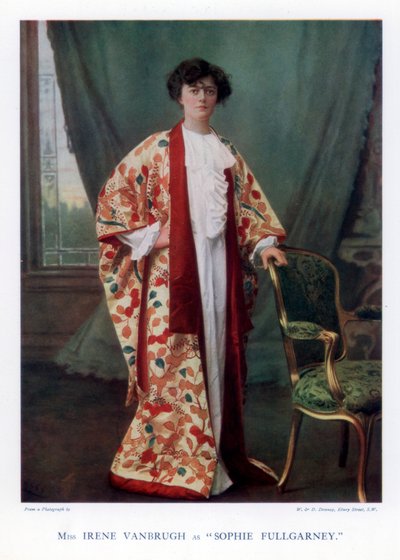 Dame Irene Vanbrugh, actriz inglesa, 1901 de William and Daniel Downey
