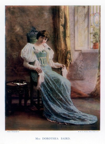 Dorothea Baird, actriz de teatro y cine inglesa, 1901 de William and Daniel Downey
