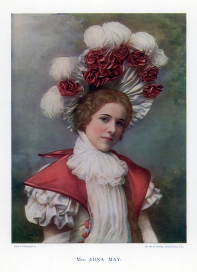 Edna May, actriz y cantante estadounidense, 1901 de William and Daniel Downey