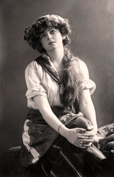 Gabrielle Ray 1883-1973, actriz inglesa, principios del siglo XX de William and Daniel Downey