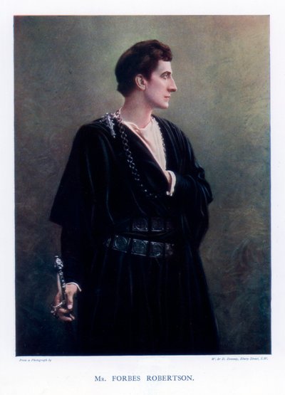 John Forbes-Robertson, actor y gerente de teatro británico, 1901 de William and Daniel Downey