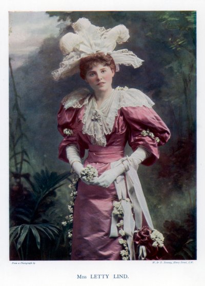 Letty Lind, actriz y bailarina, 1901 de William and Daniel Downey
