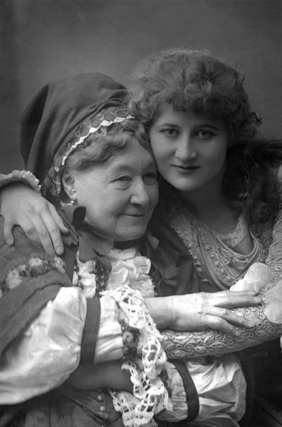 Mary Anderson 1859-1940, actriz de teatro estadounidense, y Mrs. Stirling, 1890 de William and Daniel Downey