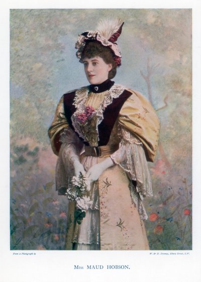 Maud Hobson, actriz, 1901 de William and Daniel Downey