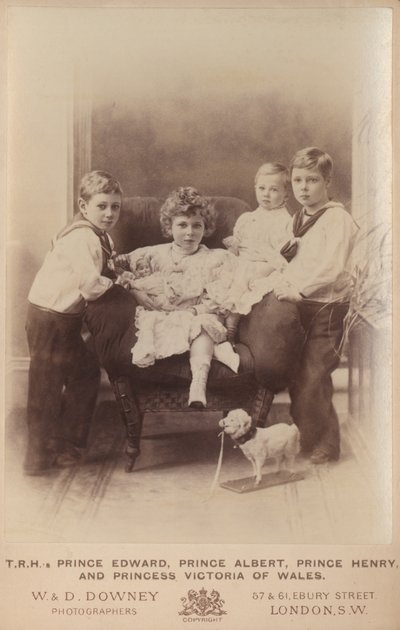 Príncipe Eduardo, Príncipe Alberto, Príncipe Enrique y Princesa Victoria de Gales de William and Daniel Downey