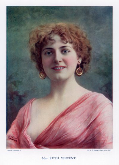 Ruth Vincent, actriz y cantante, 1901 de William and Daniel Downey