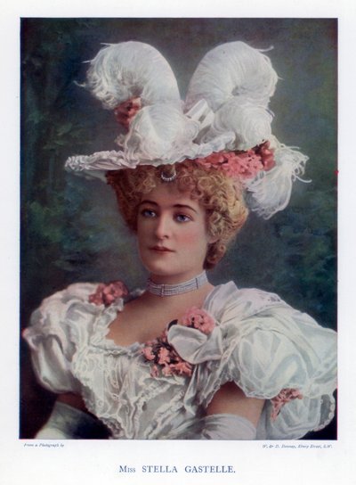 Stella Gastelle, actriz, 1901 de William and Daniel Downey