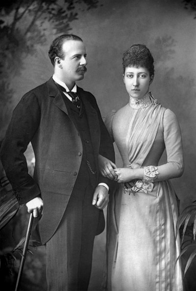 El Duque y la Duquesa de Fife, 1890 de William and Daniel Downey
