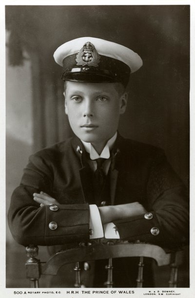 El Príncipe de Gales en uniforme naval, c1910 de William and Daniel Downey