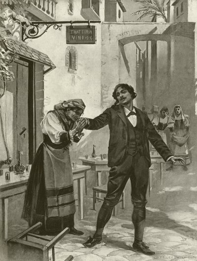 Cavalleria Rusticana, Escena xi de William de Leftwich Dodge