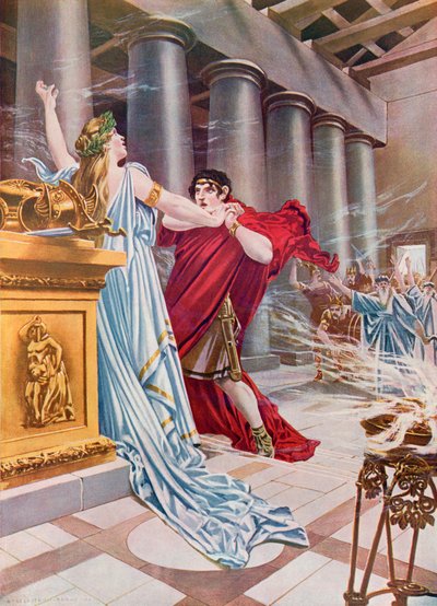 Norma, Acto II escena x de William de Leftwich Dodge