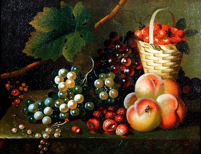 Una Naturaleza Muerta de Frutas de William of Bath Jones