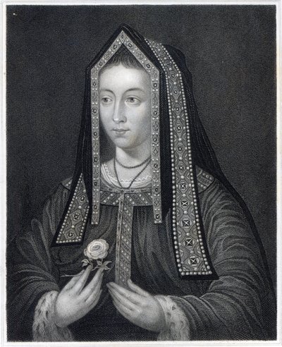 Retrato de Isabel de York de William the Younger Holl