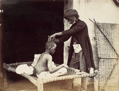 Barbero indio, 1860s de Willoughby Wallace Hooper