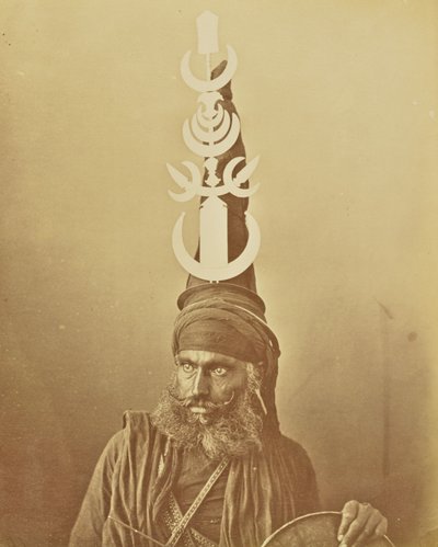 [Retrato de un Nihang o un Akali] de Willoughby Wallace Hooper