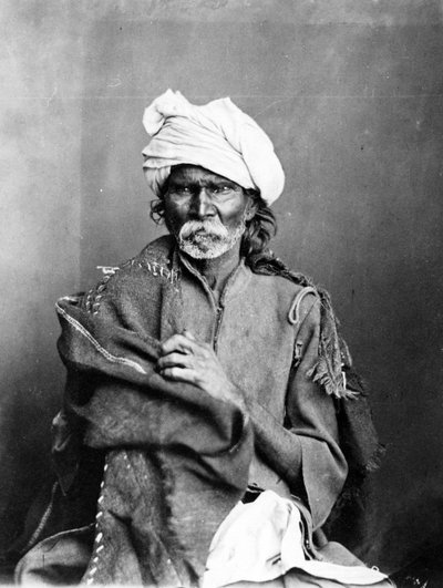 Retrato de un hombre indio, de 