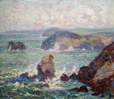 Marina, c.1907 (óleo sobre lienzo) de Willy Schlobach