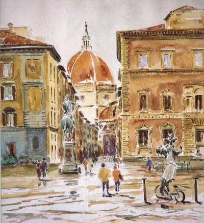 206 Piazza SS Annunziata, despejando la lluvia de Wilson Clive