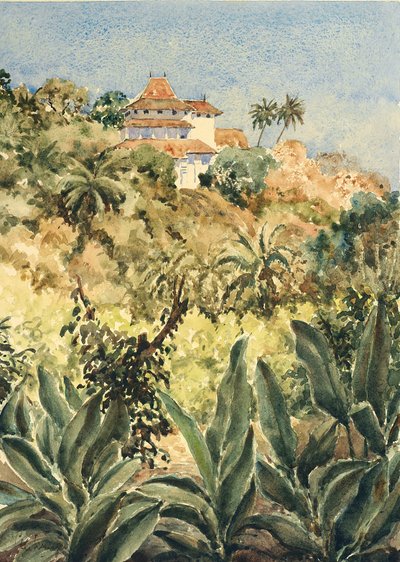 Lankatilaka desde el jardín de pimienta de Wilson Clive