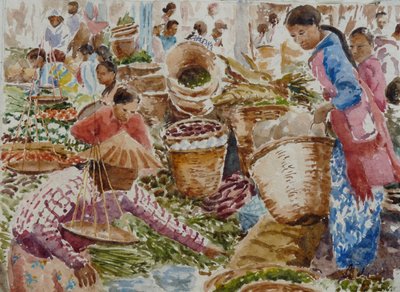 933 Verduras, Mercado de Nampan de Wilson Clive