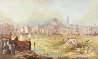 El último del viejo puente de Tyne, 1900 de Wilson Hepple