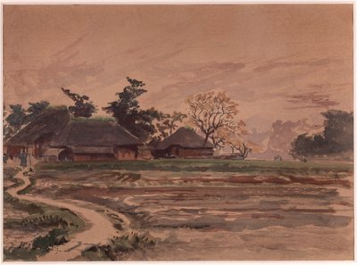 Paisaje con casas de Winckworth Allan Gay