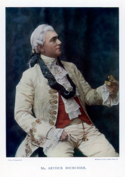 Arthur Bourchier, actor inglés, 1901 de Window and Grove