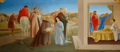 Tríptico - San Martín de Tours de Winifred Knights
